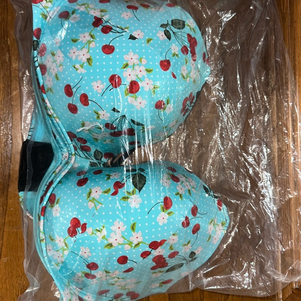 Torrid Dream Wire-Free Boost Cherries Bra